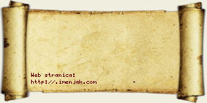 Anđela Jarić vizit kartica